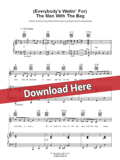 Paper Bag sheet music for voice, piano or guitar (PDF)