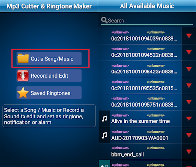 Cara Memotong Durasi Lagu MP3 di Android