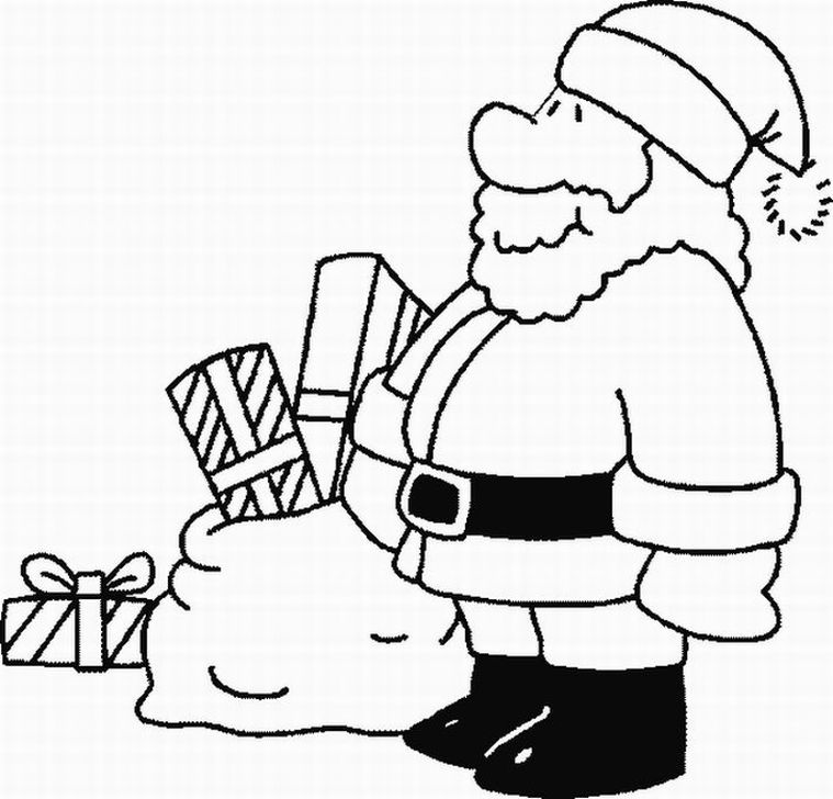 Posted in Santa Claus Coloring Pages title=
