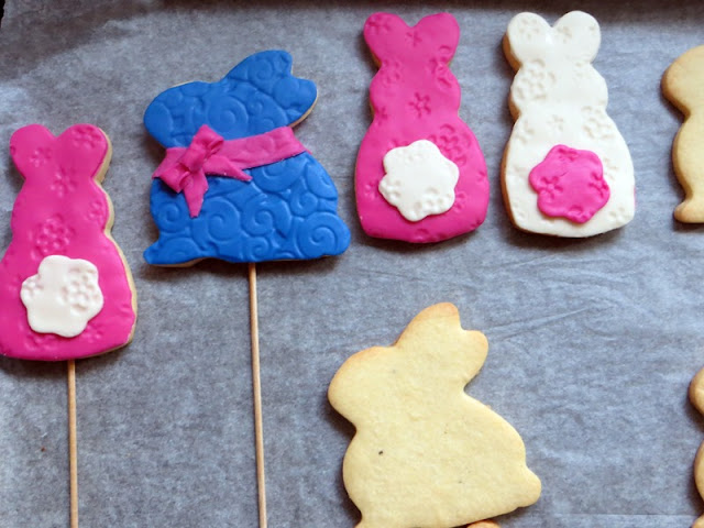 Cookies mit Fondant verziert