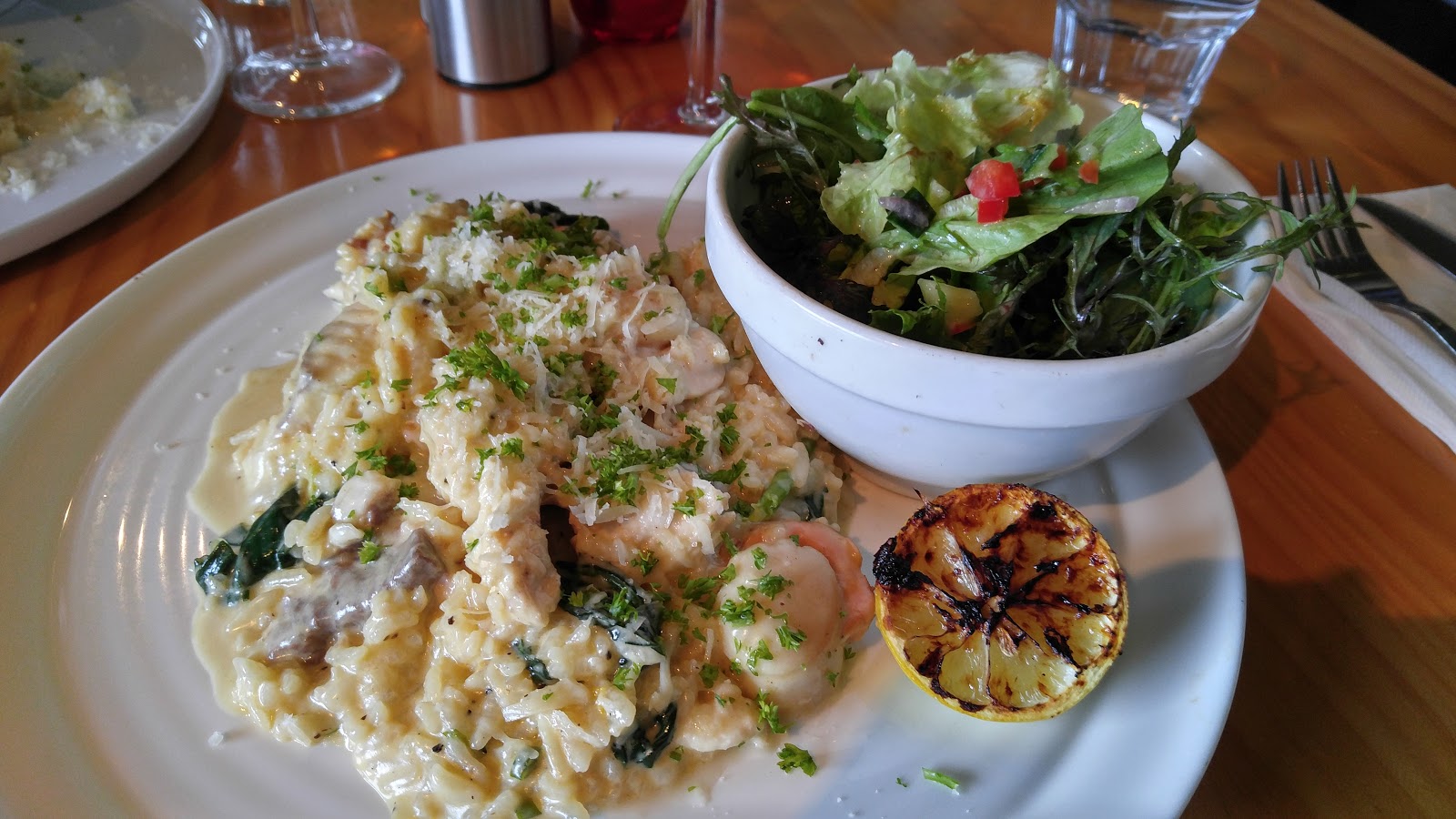 Seafood Risotto - and it was packed with fresh seafood