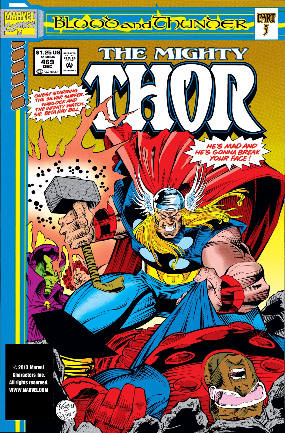 Read online Thor (1966) comic -  Issue #469 - 1