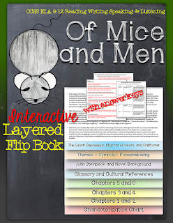  Of Mice and Men: Interactive Layered Flip Book