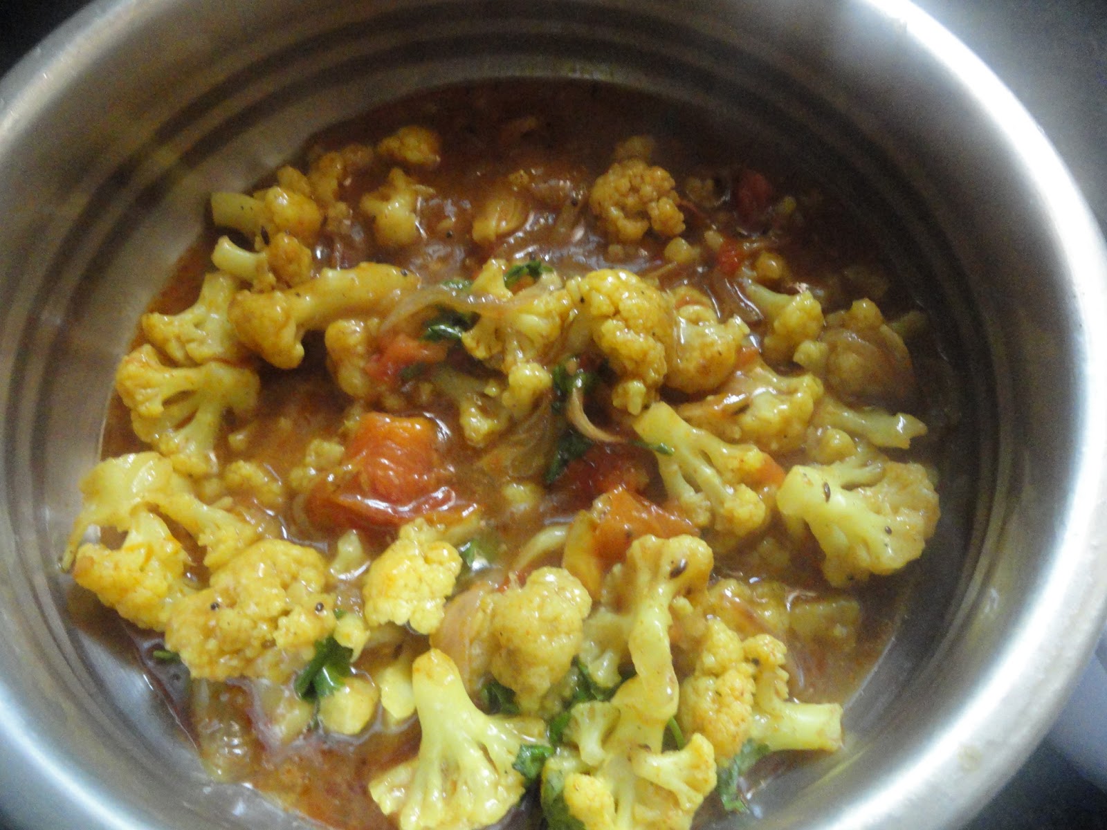 yummy food Cauliflower Korma / Cauliflower Kurma