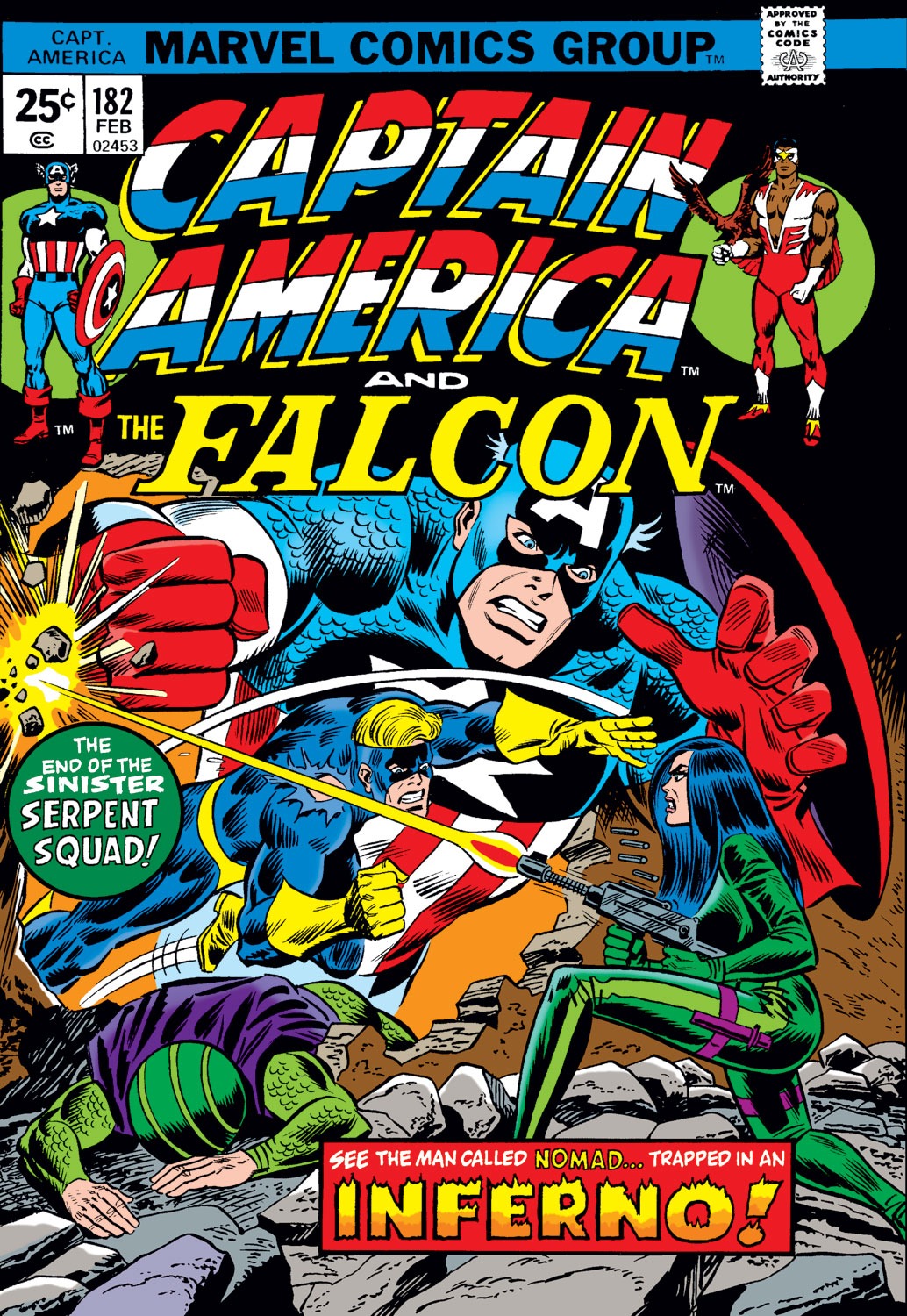 Read online Captain America (1968) comic - Issue #182 - 1