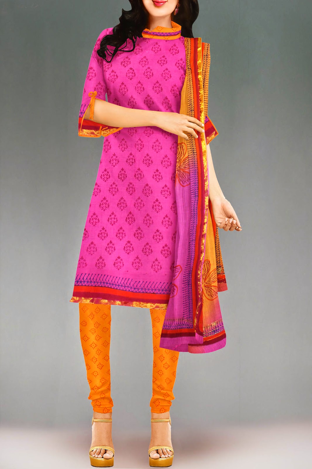 Stylish Cotton sarees and Salwar suits Timetested