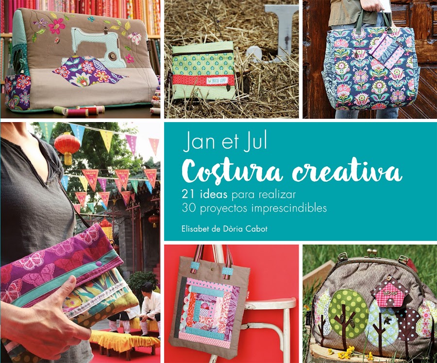 Libro Costura Creativa con bolsos de patchwork