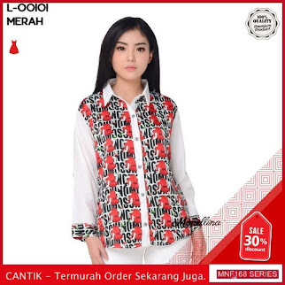 MNF168A151 Atasan L Wanita 00101 Panjang Tangan Kerja 2019 BMGShop