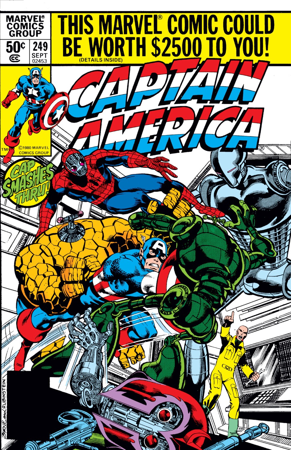 Read online Captain America (1968) comic -  Issue #249 - 1