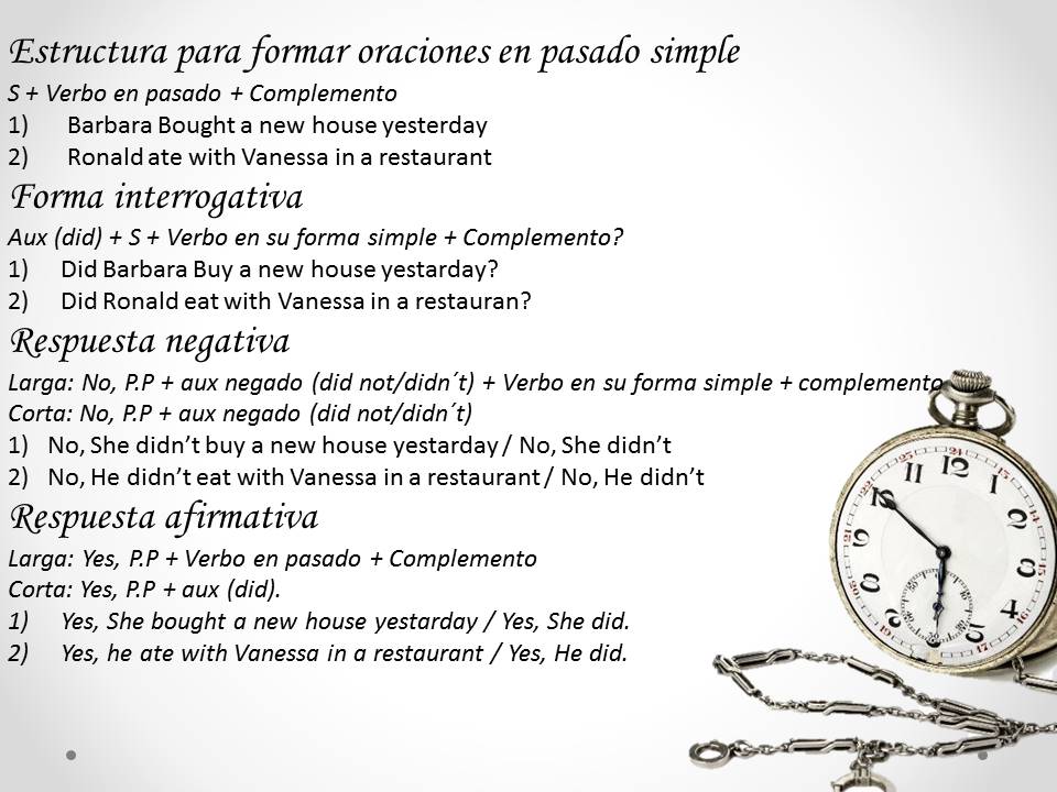 preguntas en pasado simple positivas tiempos verbales en ingles estructuras de oraciones preguntas en pasado simple positivas tiempos verbales en ingles estructuras de oraciones