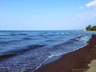 View To The East Of Rural Fishing Beach At Tangguwisia Village, Seririt, North Bali, Indonesia