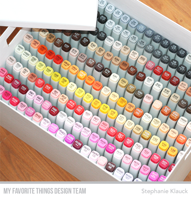 ikea expedit and copic marker storage