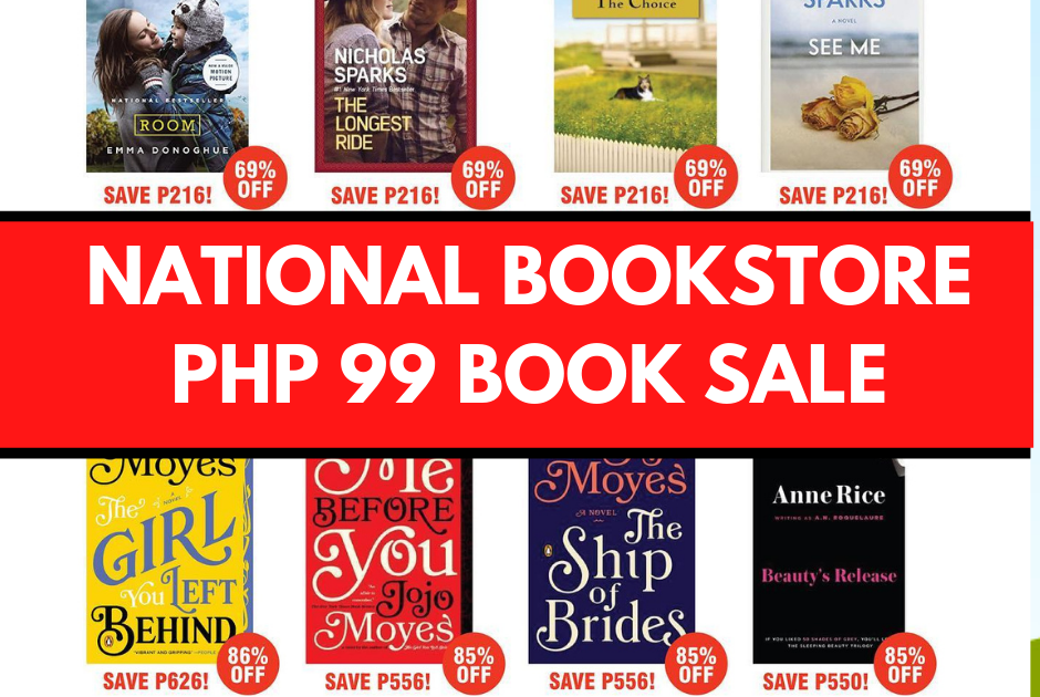 . The National Book Store Php 99 BOOK SALE! (Biggest sale ever!)