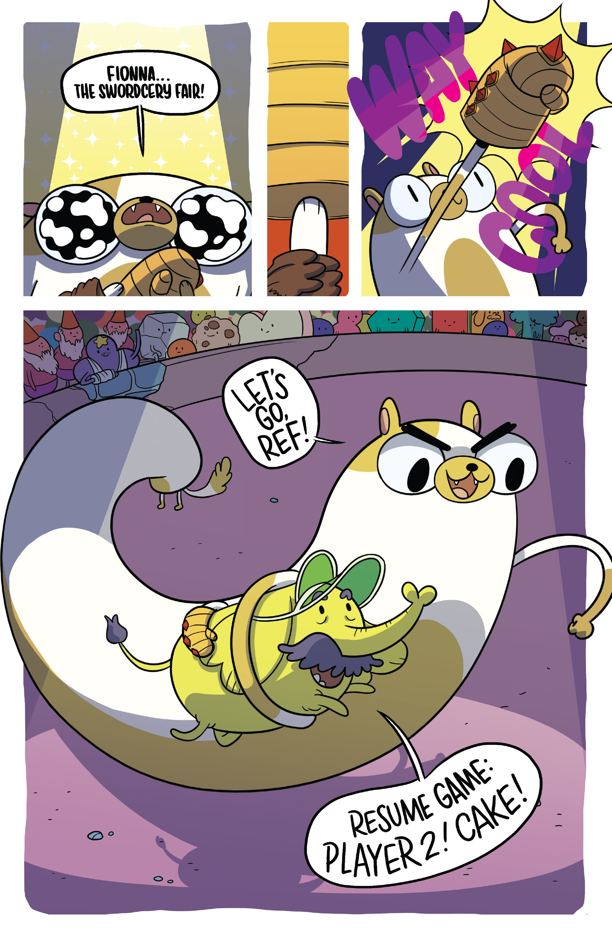 Read online Adventure Time Fionna and Cake Card Wars comic -  Issue #5 - 6