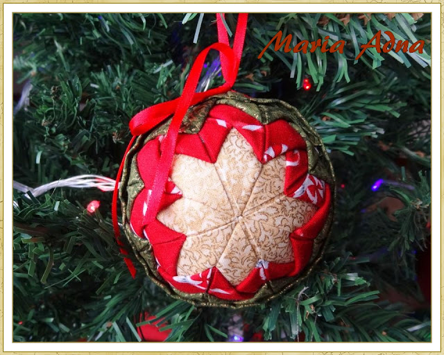 Decoração para árvore de natal, Bola de Natal, Decoração natalina, Decoração de natal, Maria Adna Ateliê
