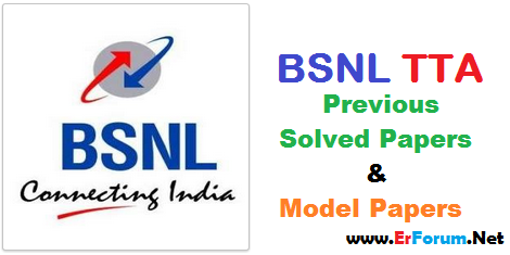 bsnl tta solved question paper
