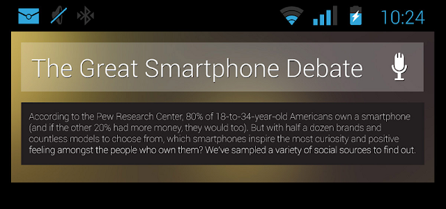 Image: The Great Smartphone Debate