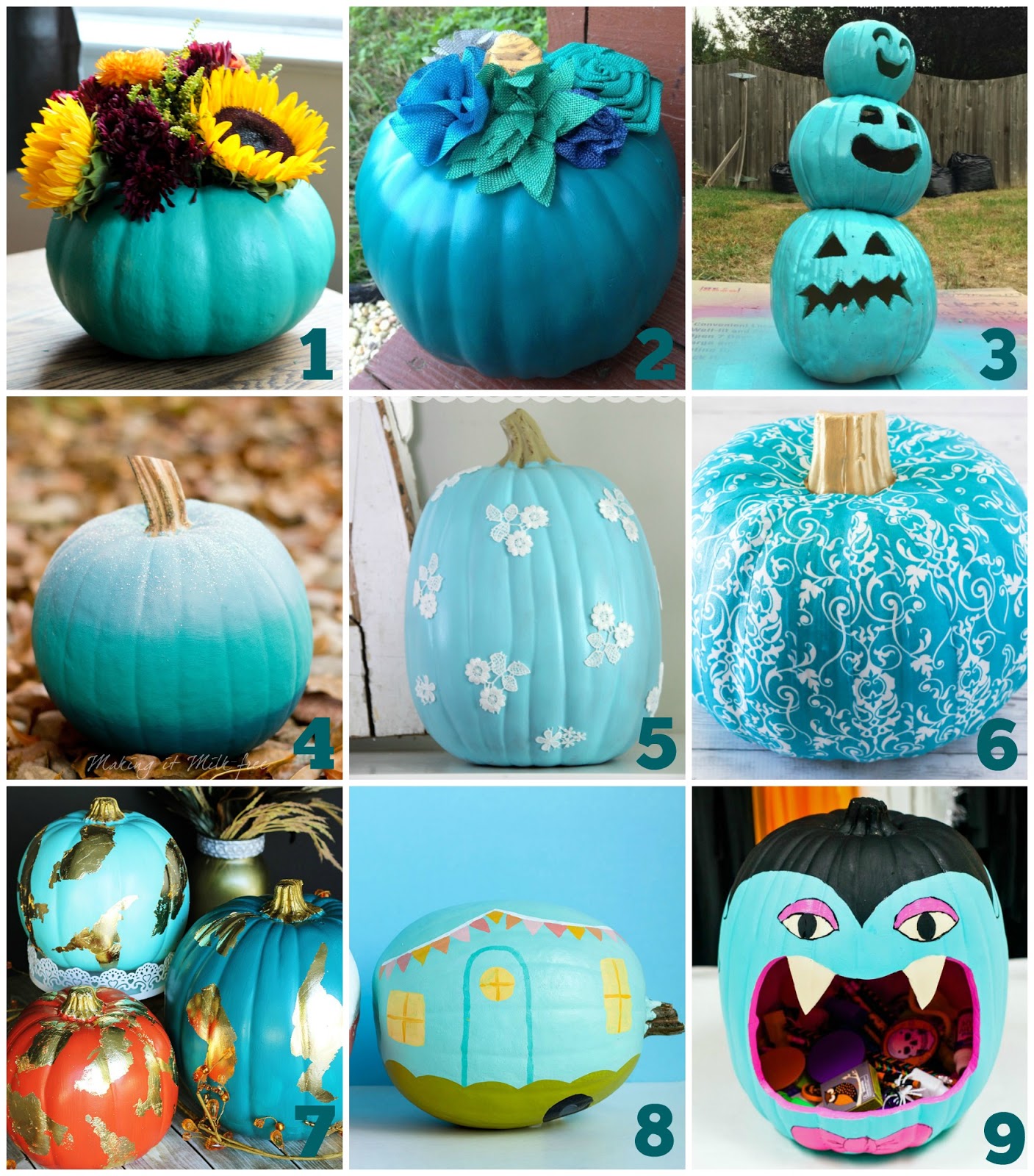 HOLIDAY DIY 9 Teal Pumpkin Projects Roundup