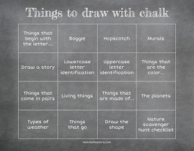 Things to draw with chalk