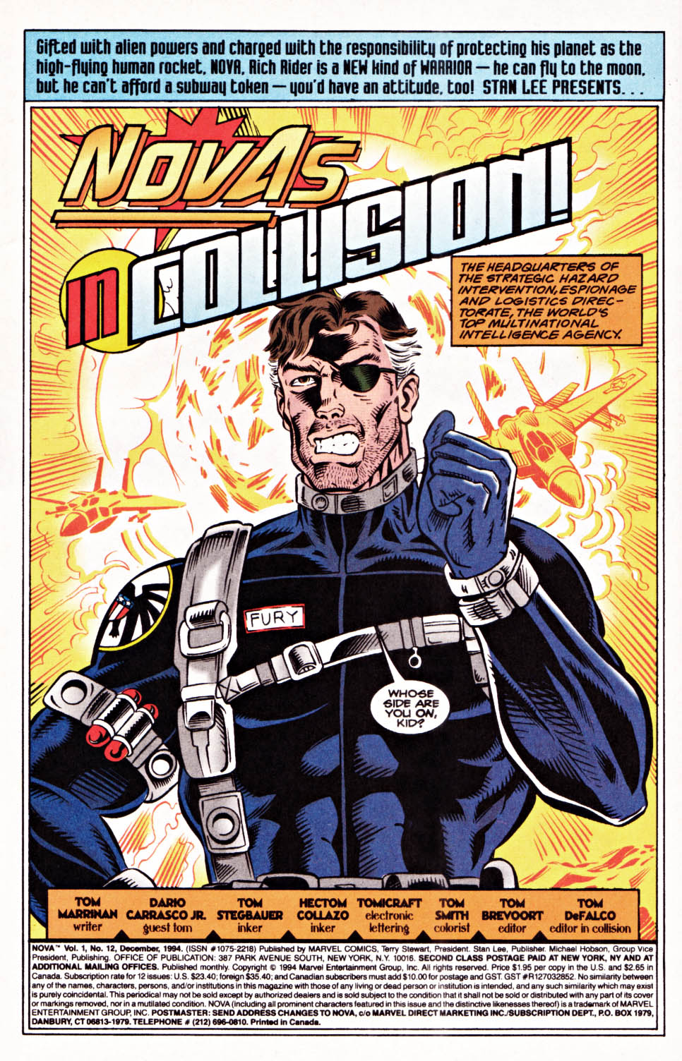 Read online Nova (1994) comic -  Issue #12 - 2