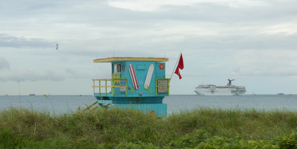 Miami Beach Floride Ocean Boulevard Plage Buildings