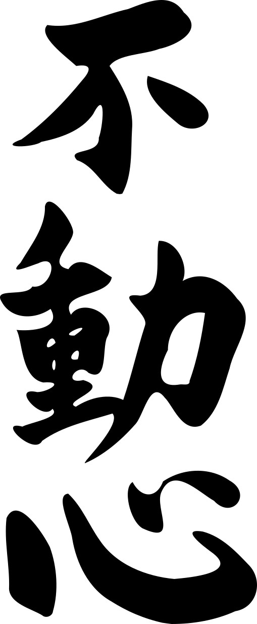 Under the moon shadow Zanshin, Fudoshin, Mushin