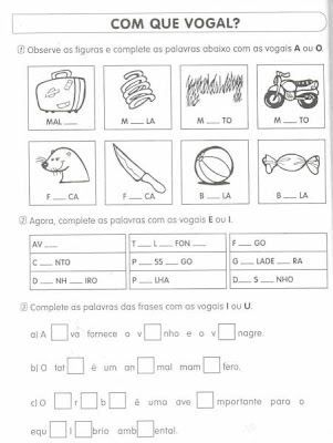 VOGAIS - Atividades para EJA