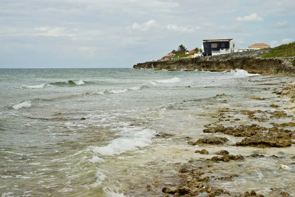 The Caribbean coast of Grand Cayman