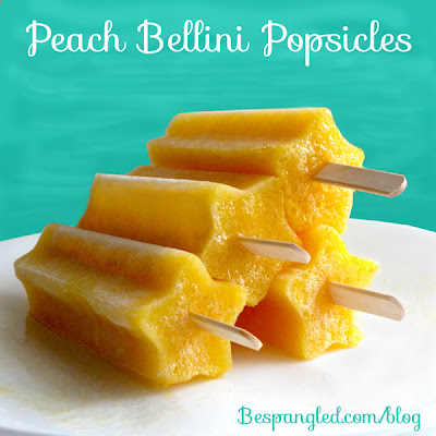 18 Must-Try Alcoholic Popsicles 12 Peach Bellini Popsicles
