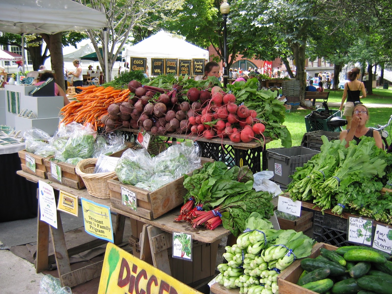 Visit a Vermont Farmers Markets, Farm Stand or Community Garden