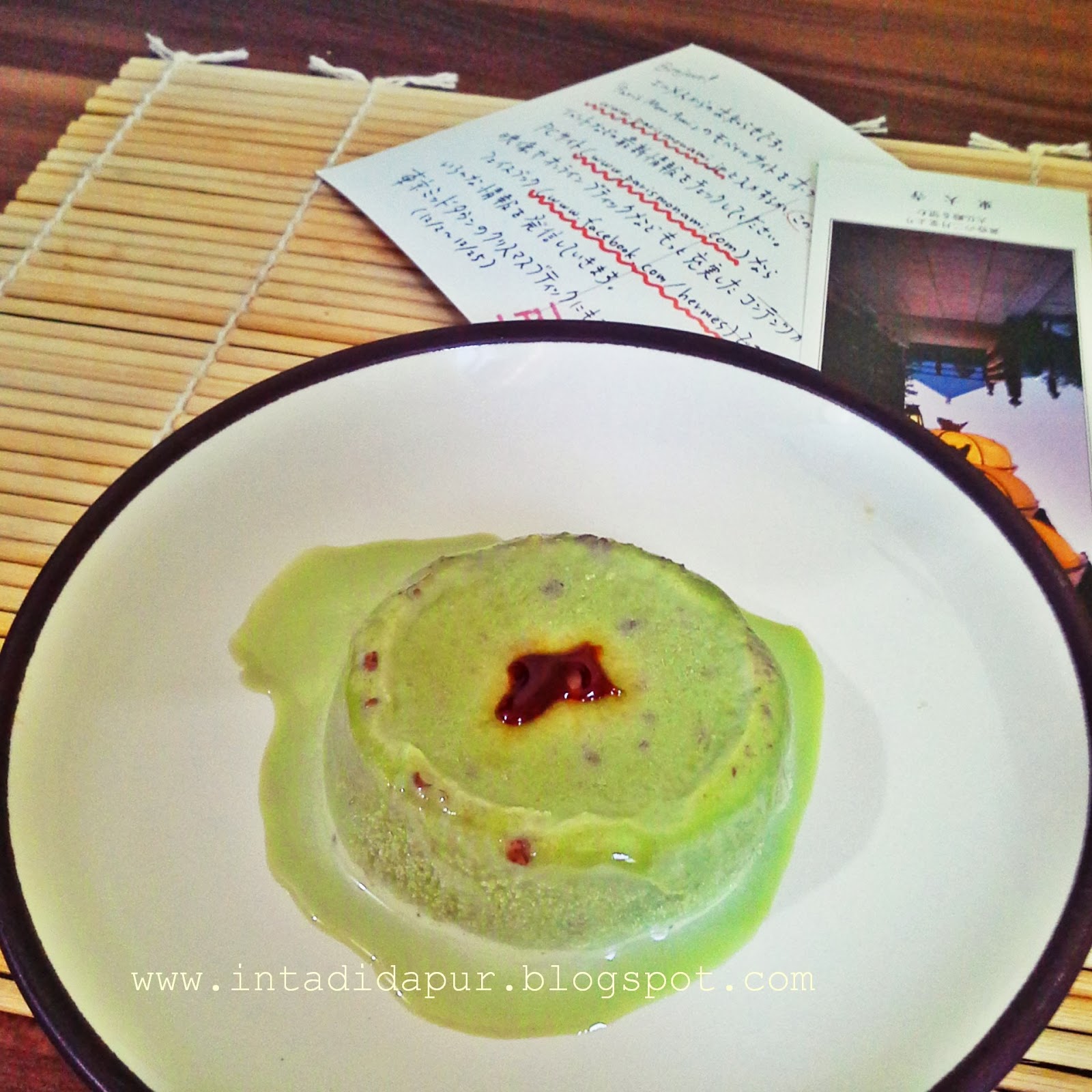 Having fun in the kitchen Matcha Ogura Ice Cream