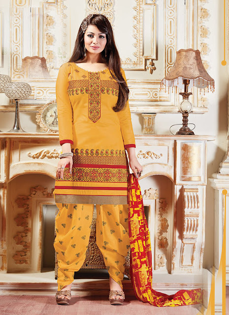 Yellow Wedding Special Salwar Suits Full Set Catalog 