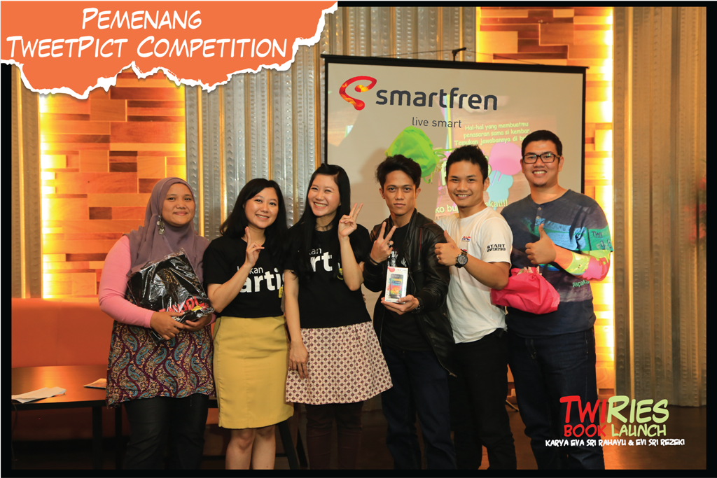 Para pemenang twitpict competition TwiRies Book Launch
