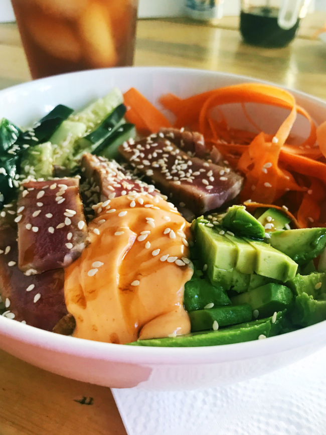 what's up buttercup Ahi Tuna Sushi Bowls