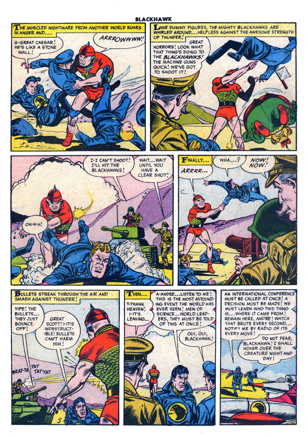 Read online Blackhawk (1957) comic -  Issue #88 - 7