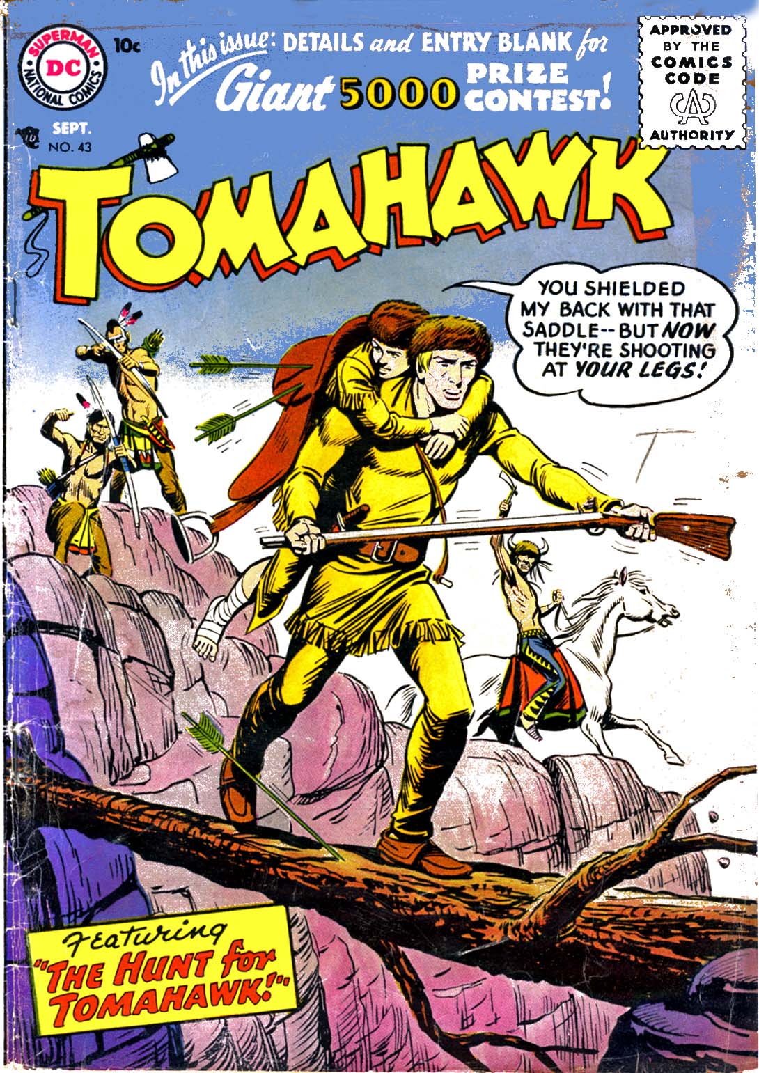 Read online Tomahawk comic -  Issue #43 - 1