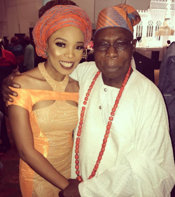 8 Photos from the wedding of ex-president Olusegun Obasanjo's son, Olujuwon to Temitope Adebutu