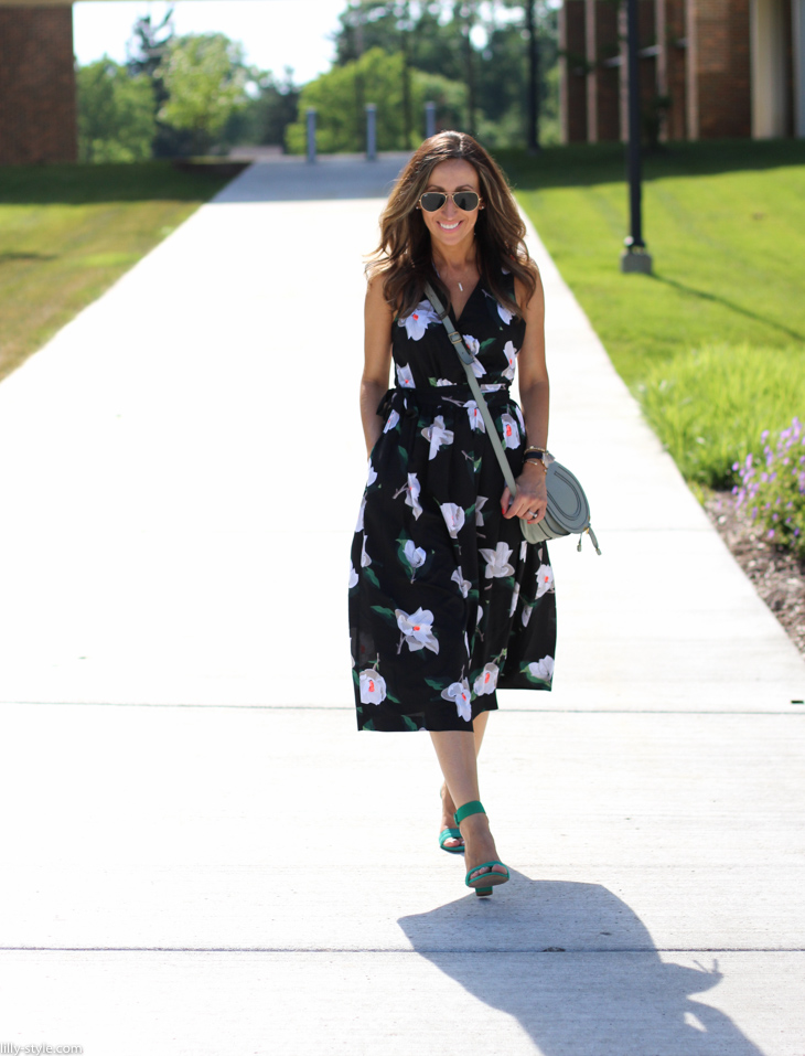 floral wrap dess - Lilly Style