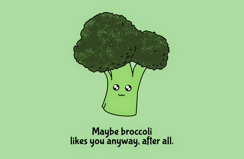 Rice & Broccoli.