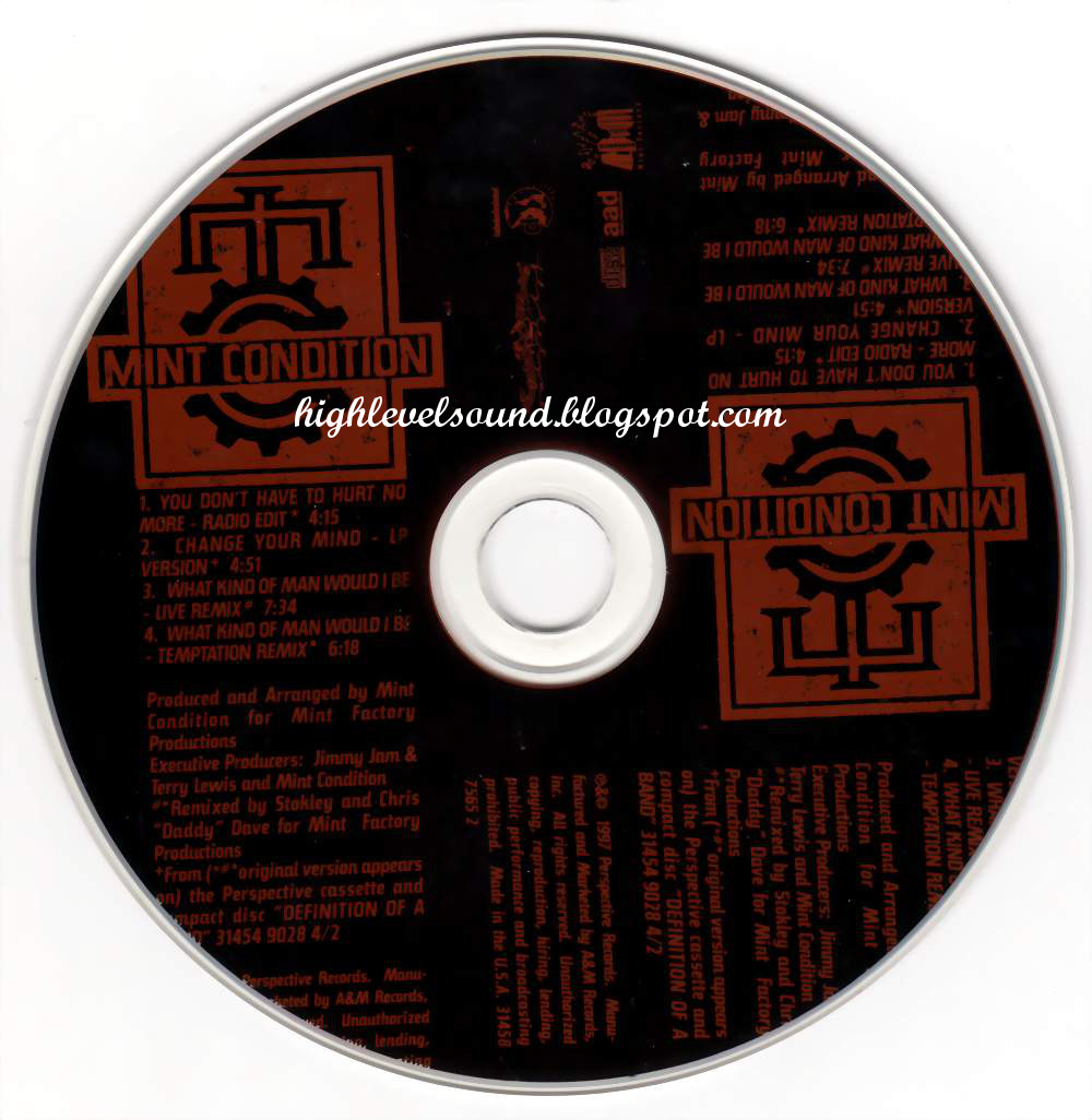 highest level of music Mint Condition You Don't Have To Hurt No More