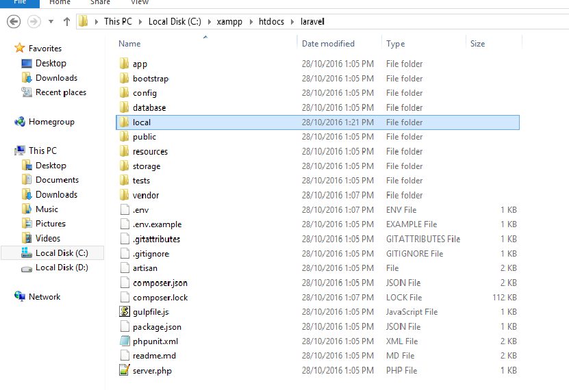 Articles on  Development Technologies Laravel 5.0 Installation in