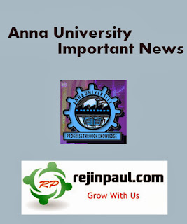 Anna University Exams Nov / Dec 2013 Changes In Timetable 