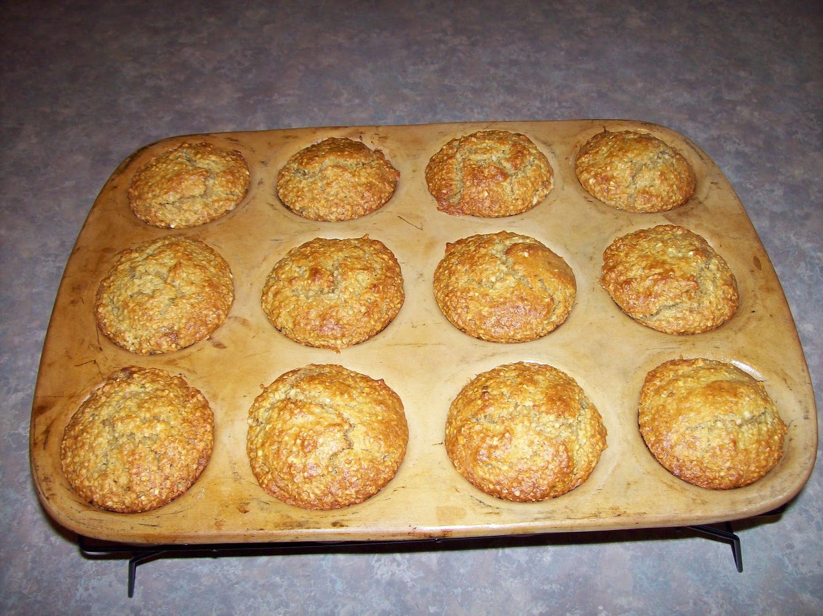 Reflections from Drywood Creek Oat Bran Applesauce Muffins...