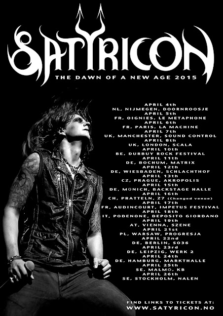 Satyricon - "The Dawn Of A New Age 2015" European Tour