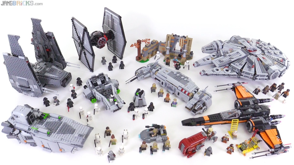 Lego Star Wars The Force Awakens Sets Together Jan 2016 Update