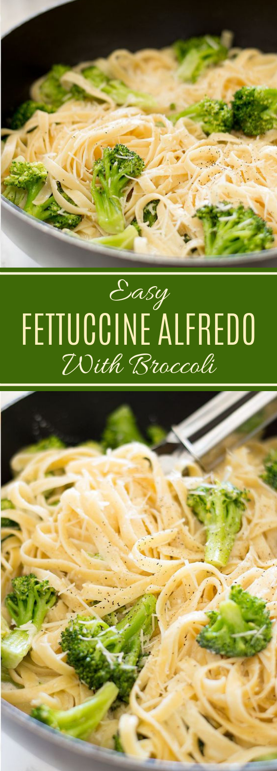 Easy Fettuccine Alfredo With Broccoli