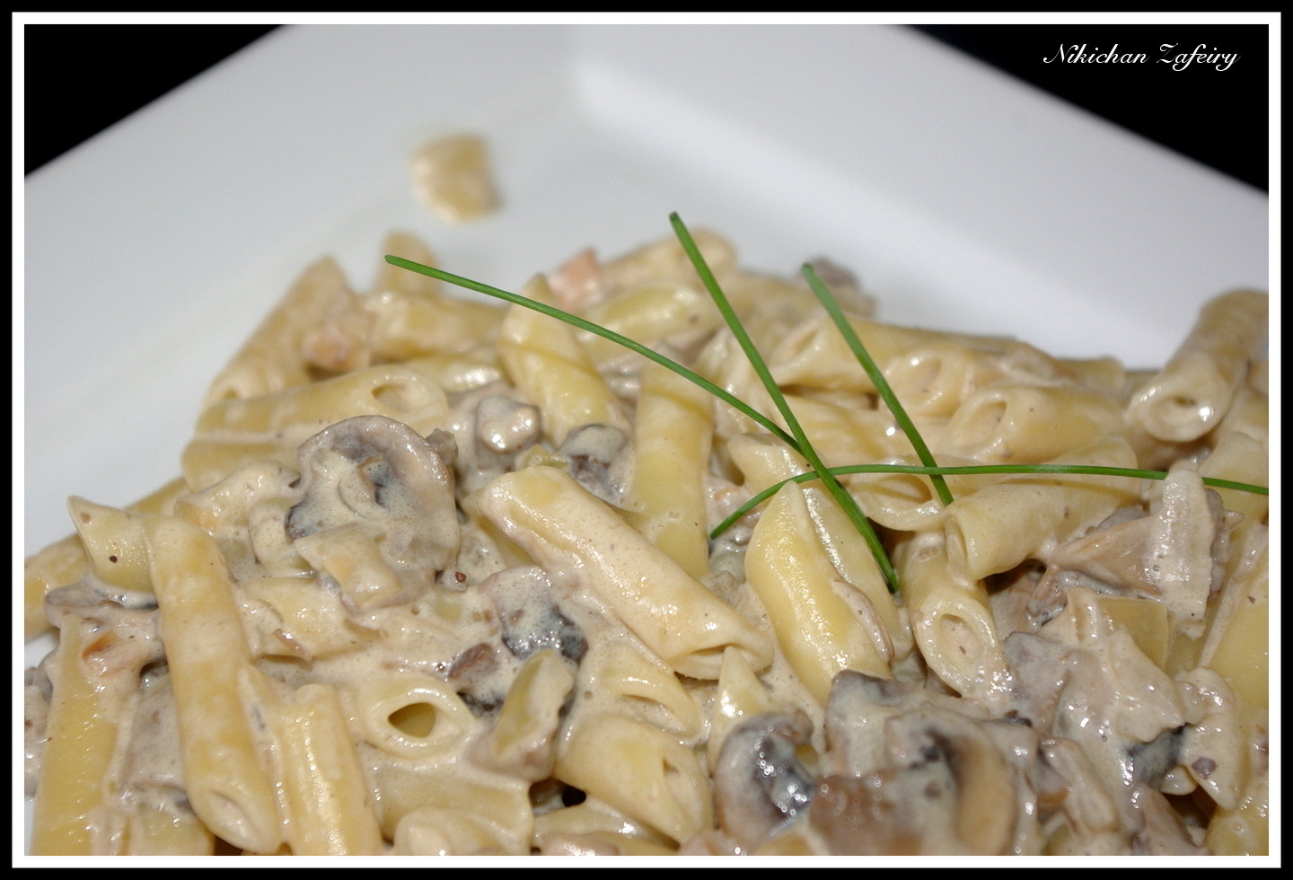 Pasta con salsa de Champiñones y Lomo a la Nata Recetas de una Gatita Enamorada Pasta con salsa de Champiñones y Lomo a la Nata Recetas de una Gatita Enamorada