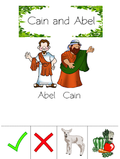 Adventures in Teaching First Grade Catechism: FREE Cain and Abel Worksheet!