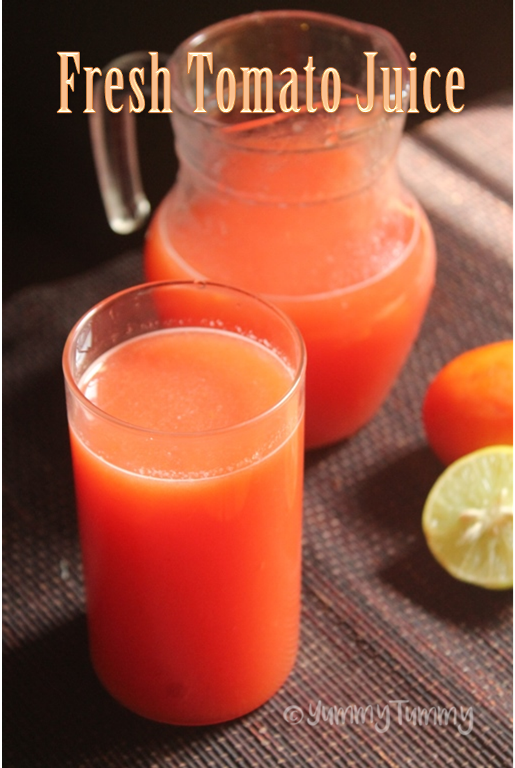 Fresh Tomato Juice Recipe Yummy Tummy