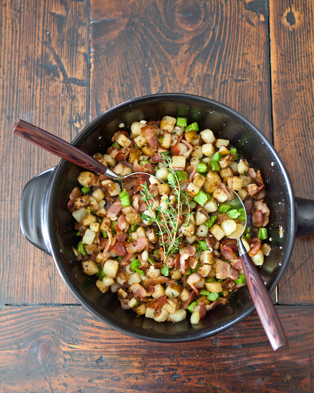 Nalls' Kitchen Broccoli Potato and Bacon Hash